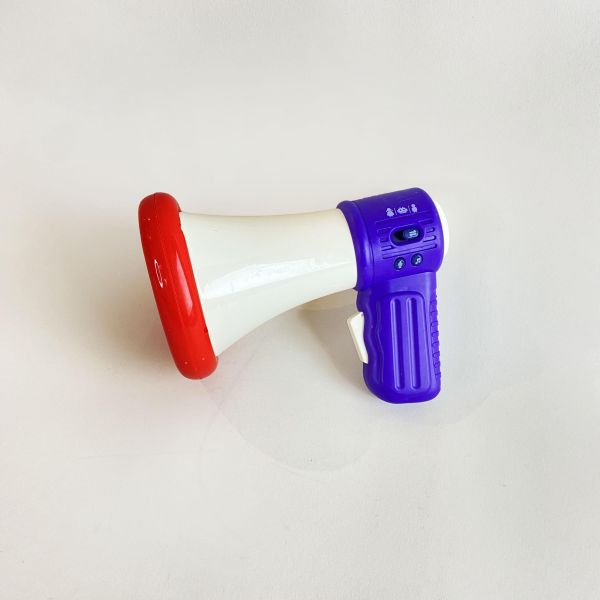 嘴巴造型紫色大聲公玩具 