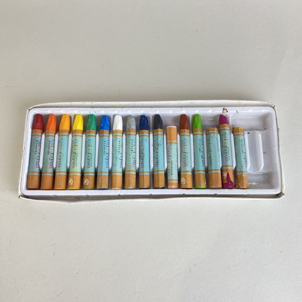 粉彩、粉蠟筆 