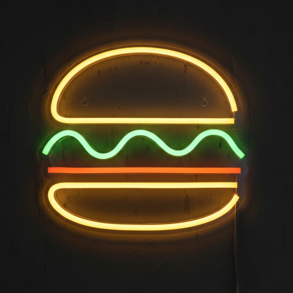 霓虹燈 | 漢堡 