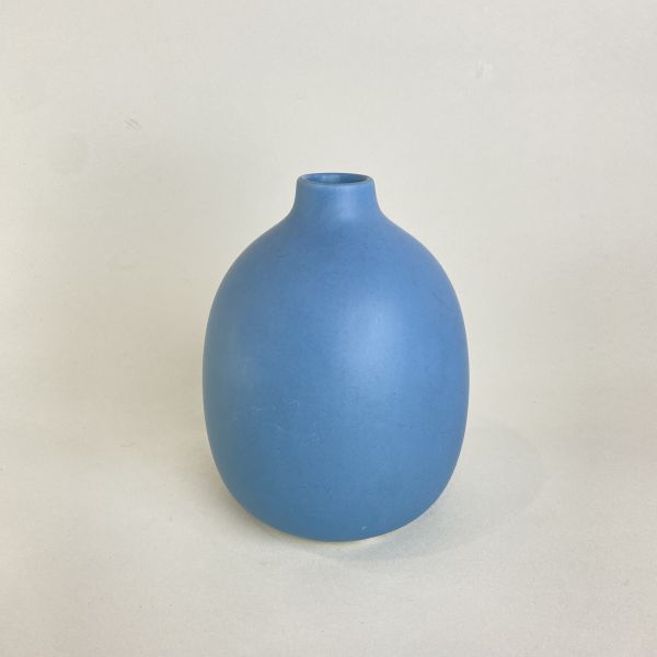 藍胖瓶花器 