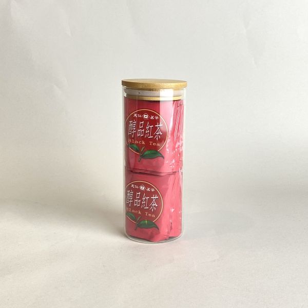 木蓋玻璃收納罐 