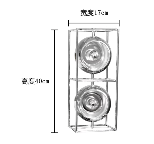 loft工業風金屬圓球檯燈 
