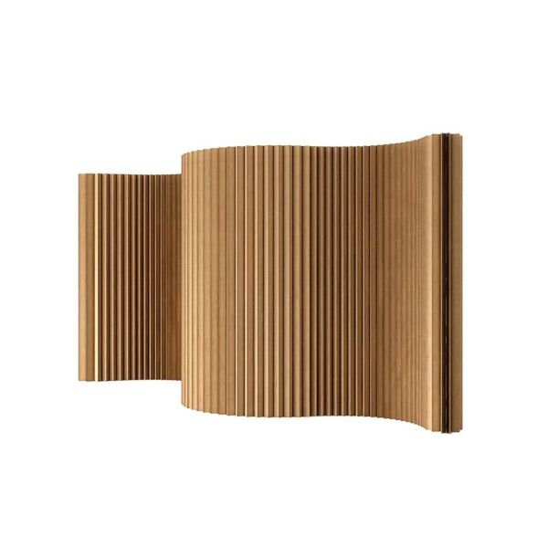 牛皮紙色 質感紙屏風 