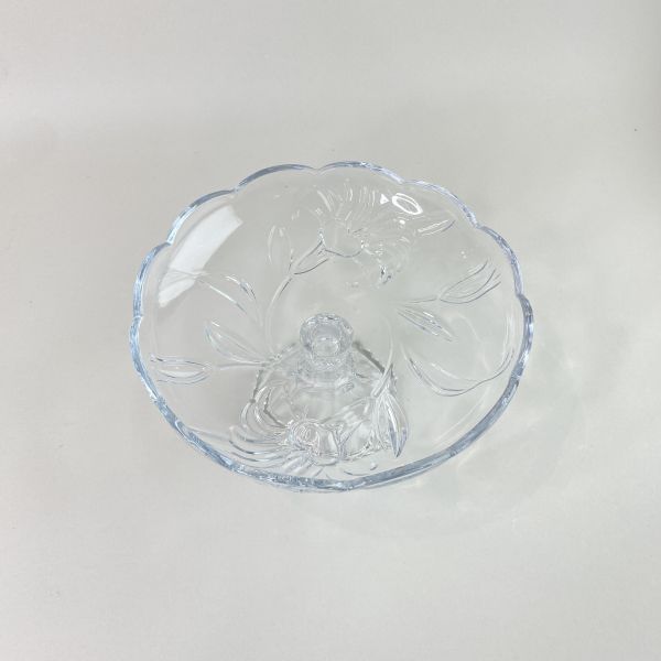 玻璃高腳點心盤 