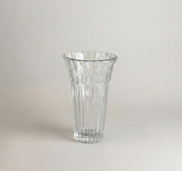 透明玻璃喇叭型大花器 高 