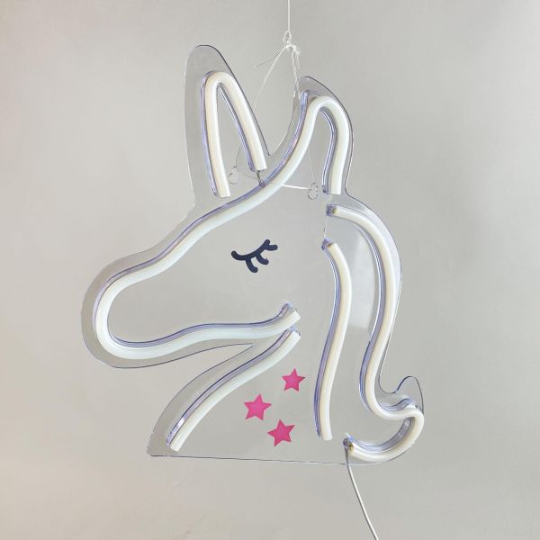 霓虹燈 | 粉紅獨角獸 