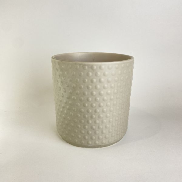 卡其凸點中花盆 