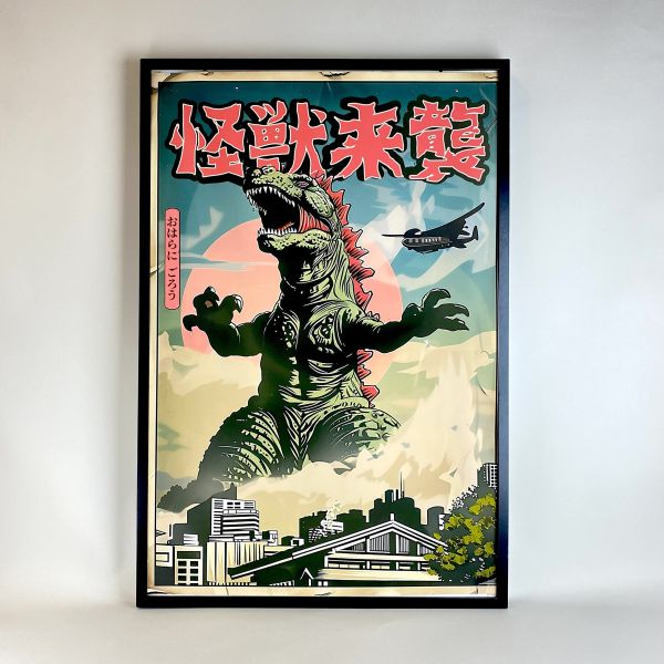 怪獸裝飾畫 共2款 
