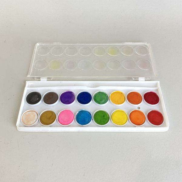 水彩、壓克力顏料 