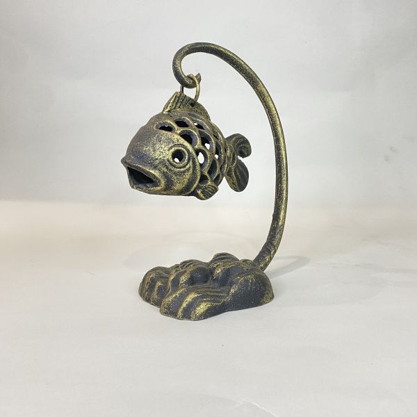 鯉魚造型燭台 