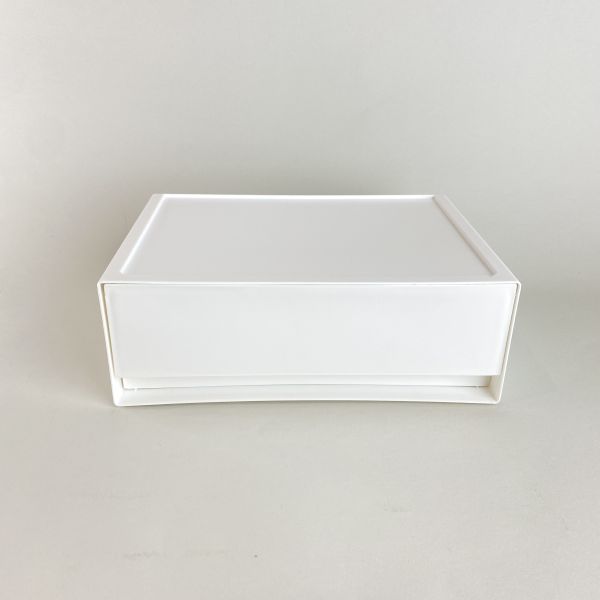 白色桌上型抽屜 