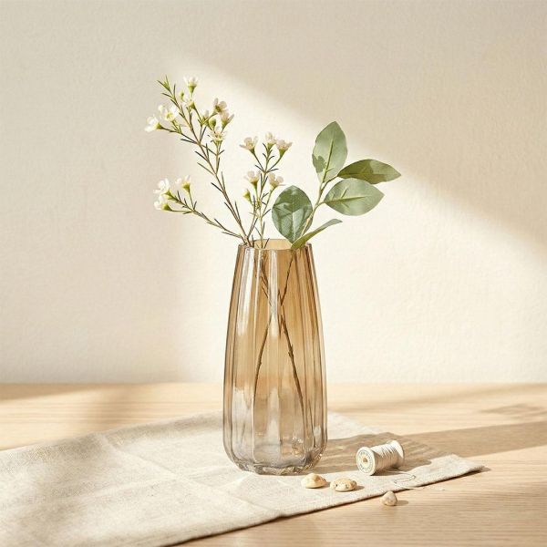 金屬色星芒狀花器 