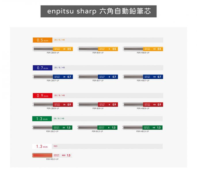 enpitsu sharp 六角自動鉛筆系列 