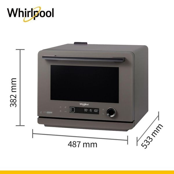 【詢問再折】MWP329TST | Whirlpool惠而浦 32L 8合1 Chef 主廚機 變頻氣炸蒸烤微波爐 MWP329TST,烘烤爐,氣炸蒸烤微波爐