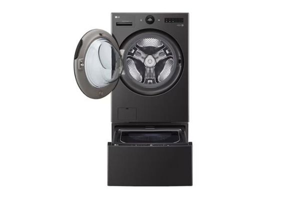 【下單再93折+詢問再折】WD-S22FHDB+WT-SD250HB | LG 樂金 22KG+2.5KG迷你洗 WashCombo™ AI DD™ 熱泵滾筒洗衣機 尊爵黑 (蒸洗脫烘) | 請輸入優惠代碼M0093 WD-S22FHDB,S22FHDB,LG,樂金,22公斤,AI,DD™,蒸氣,滾筒,洗衣機 ,蒸洗脫烘,熱泵,WT-SD250HB,SD250HB