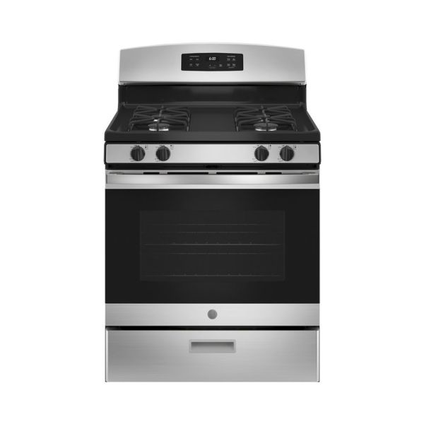 【下單現折5000+詢問再折】【美國GE奇異】爐連烤不銹鋼門板  四口瓦斯爐面+烤箱(瓦斯) JGBS60REKSS｜請輸入優惠代碼D5000 GE,奇異,爐連烤,四口瓦斯爐面,烤箱,JGBS60REKSS