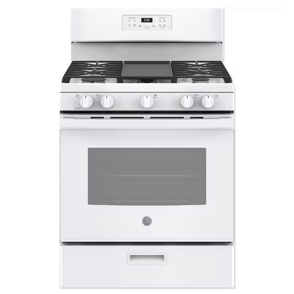 【下單現折5000+詢問再折】【美國GE奇異】爐連烤純白門板 白色機身 五口瓦斯爐面+烤箱(瓦斯) JGBS66DEKWW（預購）｜請輸入優惠代碼D5000 GE,奇異,爐連烤,五口瓦斯爐面,烤箱,JGBS66DEKWW