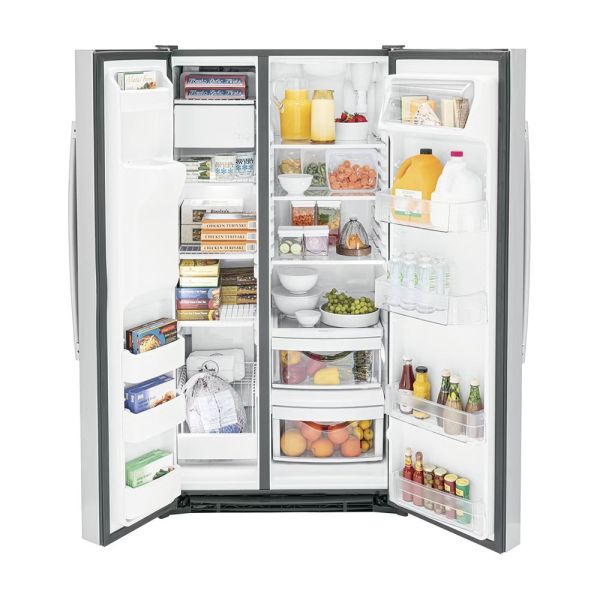 【下單現折2000+詢問再折】GSS25GYPFS | GE 奇異 733L防指紋不銹鋼大容量雙門對開冰箱｜請輸入優惠代碼D2000 GSS25GYPFS,GE,奇異,733L,大容量,對開,冰箱,高光白