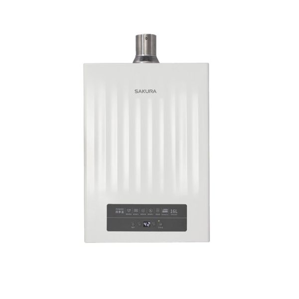 【下單現折＋詢問再折】DH1635H | SAKURA 櫻花 16L POWER 四季溫 智能恆溫 熱水器 DH1635H,DH-1635H,SAKURA,櫻花,16L,四季溫,智能,恆溫,熱水器