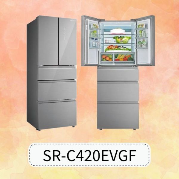 【詢問再折】SR-C420EVGF | SANLUX 台灣三洋 420L 五門 對開 變頻冰箱 SR-C420EVGF,SRC420EVGF,SANLUX,三洋,五門,變頻,冰箱,台灣