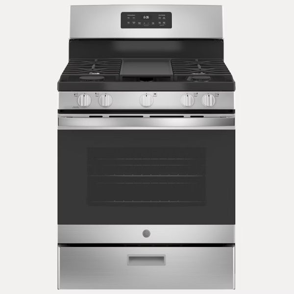 【下單現折4000+詢問再折】【美國GE奇異】爐連烤不銹鋼門板  五口瓦斯爐面+烤箱(瓦斯) JGBS66REKSS｜請輸入優惠代碼D4000 GE,奇異,爐連烤,四口瓦斯爐面,烤箱,JGBS60REKSS