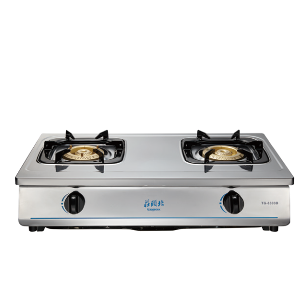 【詢問再折】TG-6303B | 莊頭北 銅爐頭安全台爐 TG-6303B,莊頭北,銅爐頭安全台爐,安全瓦斯爐,瓦斯爐,莊頭北瓦斯爐,安全台爐