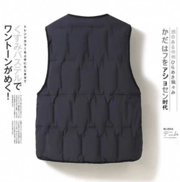 黑色腰間繫帶鋪棉背心 黑色腰間繫帶鋪棉背心