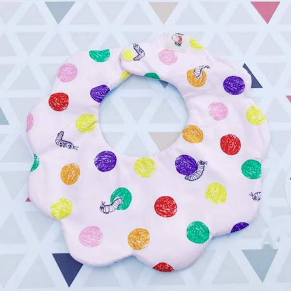 【財財兜】十層紗棉花糖兜-蟲蟲危機-粉 