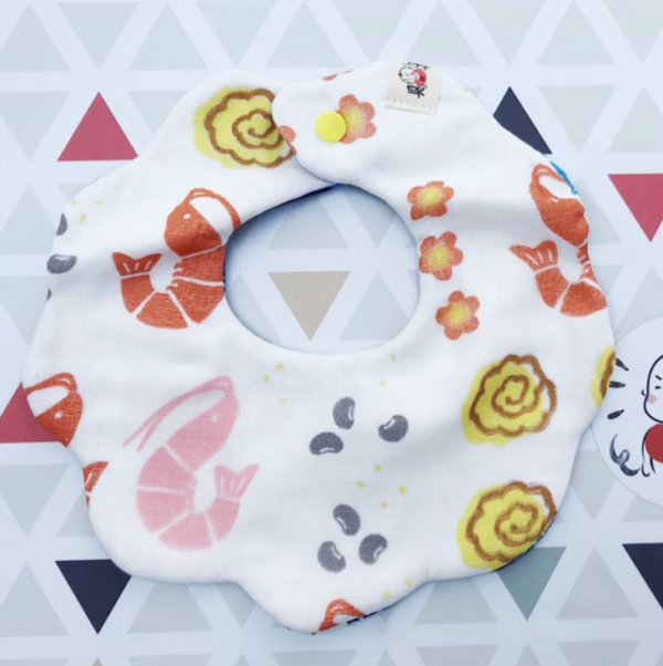 【財財兜】十層紗棉花糖兜-滿漢全席 