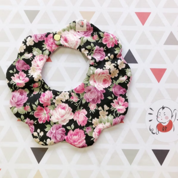 【財財兜】十層紗棉花糖兜-硃砂痣！巧克力黑玫瑰 