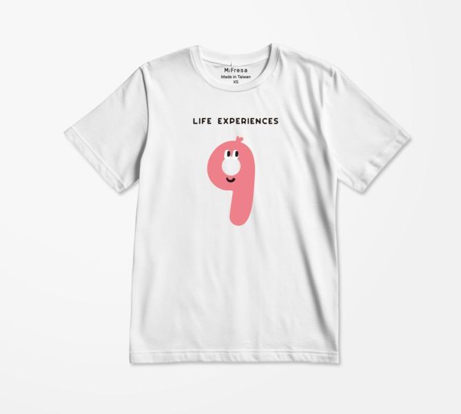【MiFresa】人生經驗值白T-大人9歲 