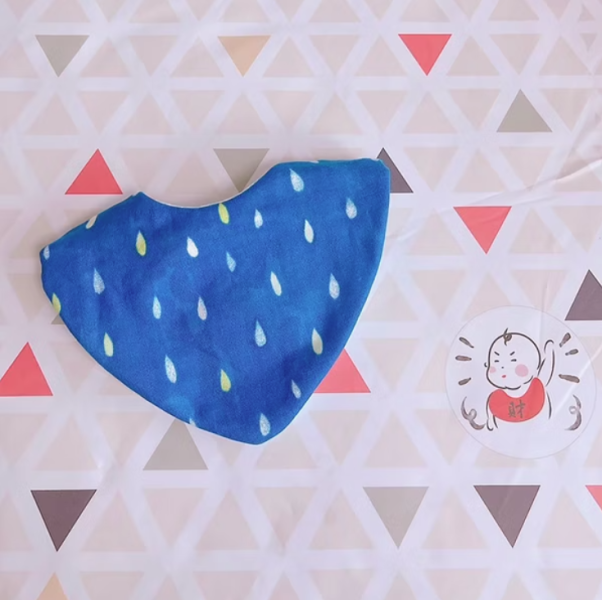 【財財兜】十層紗三角兜-下雨的聲音 