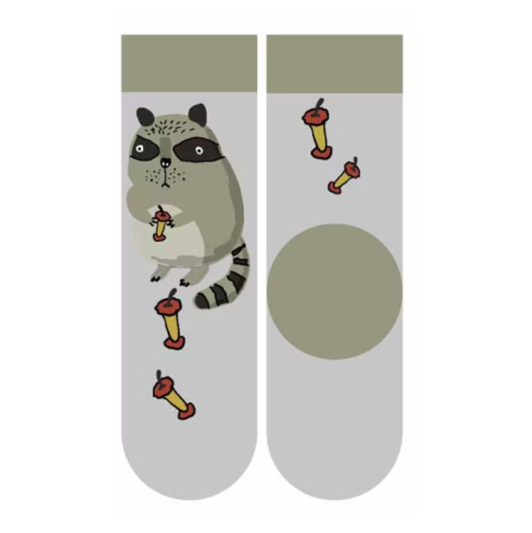 【Bipulent】瓦襪趴8-農場的醜動物系列-浣熊 