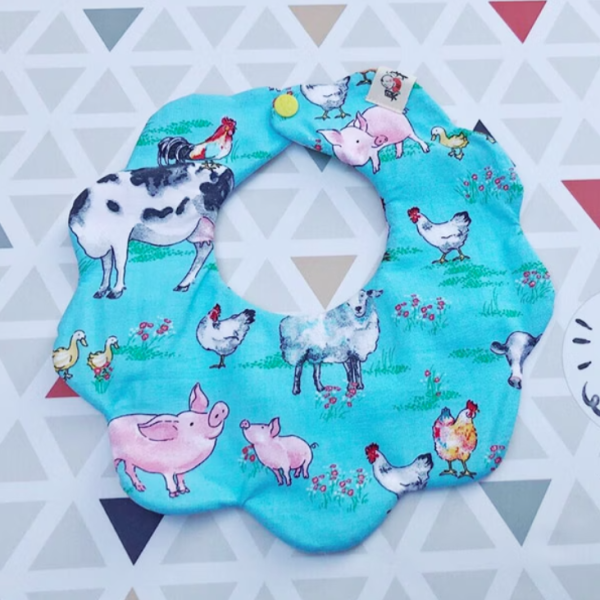 【財財兜】十層紗棉花糖兜-開心農場 