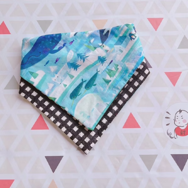 【財財兜】領巾兜-深海裡 