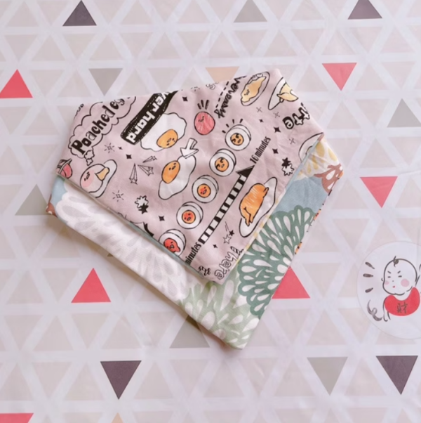 【財財兜】領巾兜-荷包蛋君 