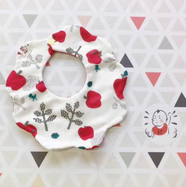 【財財兜】十層紗棉花糖兜-老婆吃蘋果 