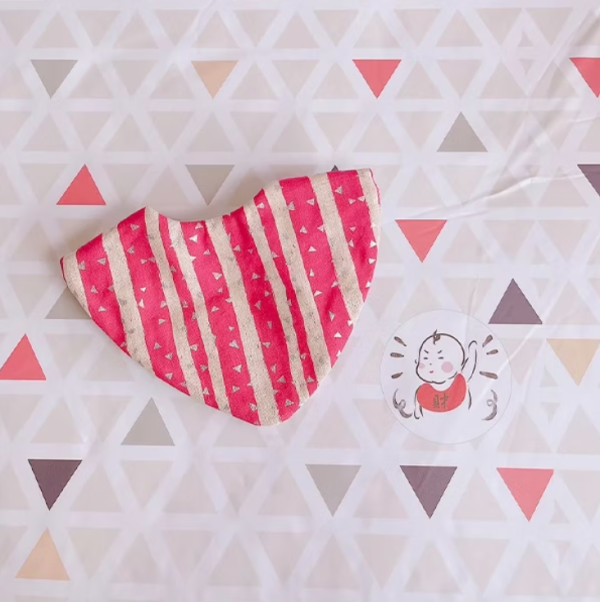 【財財兜】十層紗三角兜-櫻桃Mojito 