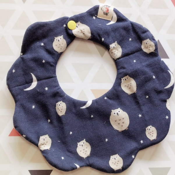 【財財兜】十層紗棉花糖兜-貓頭鷹咕咕 