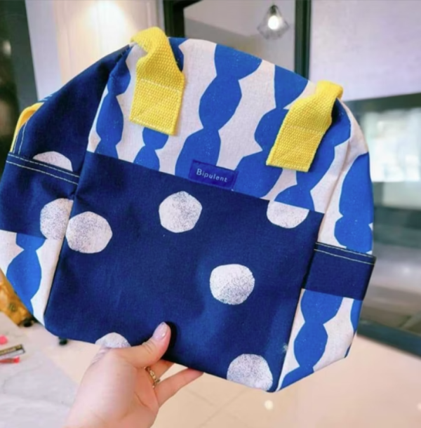 【財財小玩意】大麵包包-日本人藍 