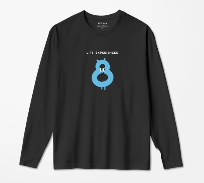 【MiFresa】人生經驗值長袖T-大人8歲 