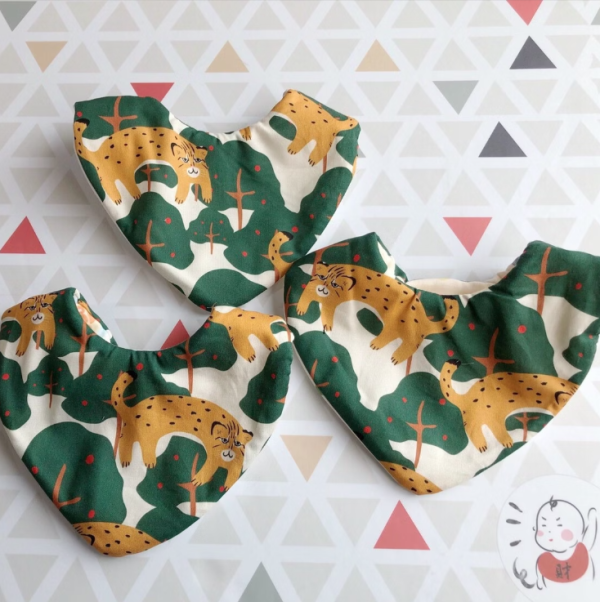 【財財兜】十層紗三角兜-苗栗石虎 