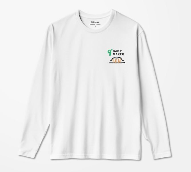 【MiFresa】人生經驗值長袖T-大人9歲Maker 