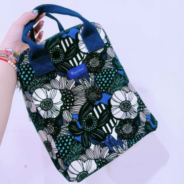 【財財小玩意】大麵包包-深藍曼陀羅 