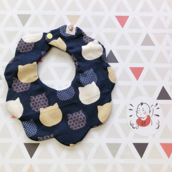 【財財兜】十層紗棉花糖兜-貓咪團聚團團轉 