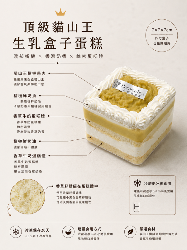 榴槤蛋糕禮盒 榴槤,貓山王,高雄甜點,高雄,西子灣,哈瑪星,旗津,榴槤甜點,聖誕節,高雄跨年,高雄美食,高雄景點