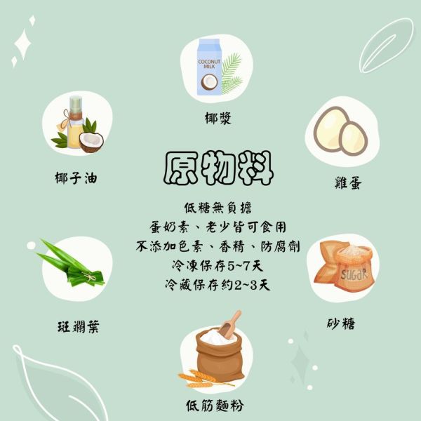 4寸斑蘭蛋糕 