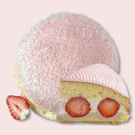 草莓芋泥波士頓派 