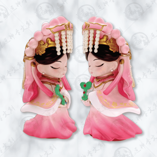 [公仔]夢幻粉紅媽祖立體悠遊卡 