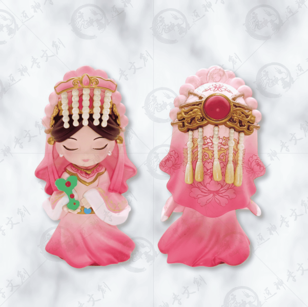[公仔]夢幻粉紅媽祖立體悠遊卡 